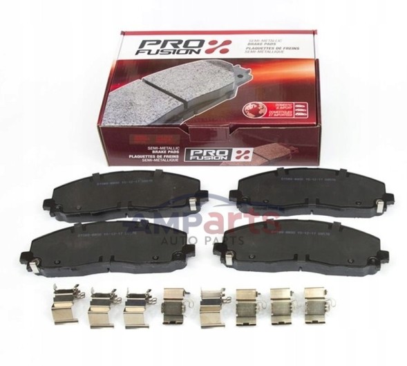 Pro Fusion AM-D1589/2 Dodge journey 2012-2019 brake pads front + plates