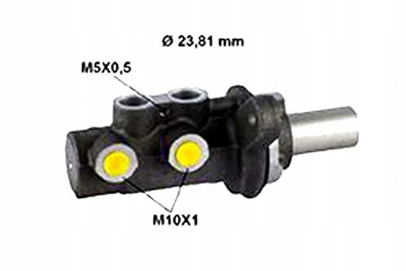 Metelli  Metelli brake pump citroen c3 1.6hdi 04- 23.8 + driver assistant #28