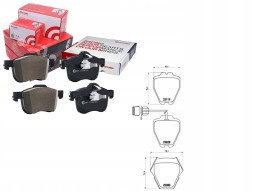 Brembo 59085741 BRE Brep 85 054 brake pads. Audi a8 2,5-6,0 98- + driver assistant #33