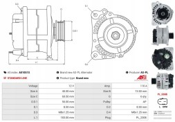 AS-PL A01051S Alternator a01051s as-pl seat vw bora bora i (1j2)