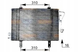 Hella 1007337471 HEL Hel8fc 351 038-591 air conditioning cooler condenser + driver assistant #33