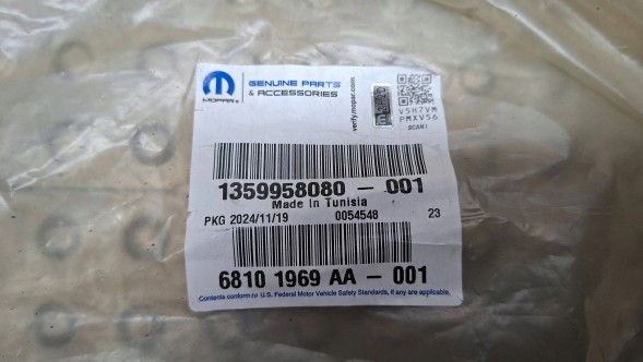 Fiat OE S26336861 Power steering cable 1359958080 fiat ducato boxer jumper 2006-