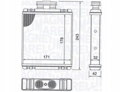 Magneti Marelli 350218517000 Heater seat ibiza iv mk4 1.0-1.8 15-17 toledo iv mk4 1.2-1.6 15-19