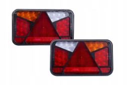 Fristom 15775 Led bayonet rear lamps 6-pin 7 functions left right lamp set rear lamps