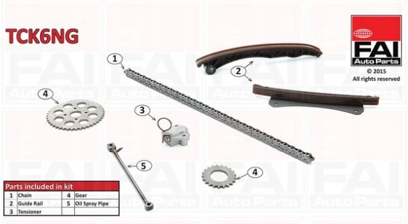 FAI AutoParts TCK6NG Timing chain kit - fai tck6ng