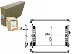 Behr Hella Service 8FC 351 038-581 BRH/GIFT Air conditioning condenser nissan almera n16 00- behr + driver assistant #31