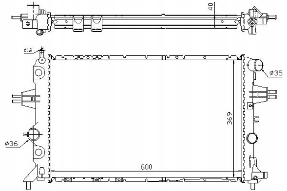 Nissens  Engine cooler opel astra g 1.7d 02.98-04.05 ni + collision assistant #34