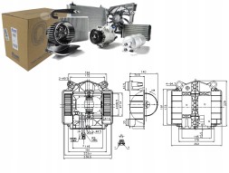 Nissens Blower mercedes s (c216) s (w221) 2.2d-6.2 10.05 + collision assistant #34