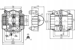 Nissens Blower mercedes s (c216) s (w221) 2.2d-6.2 10.05 + collision assistant #34