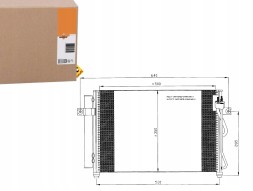 NRF  Nrf35630 air conditioning condenser hyundai getz 03- 1 + driver assistant #33