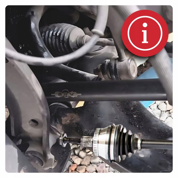 BRV  Half axle right audi a4 (8ec b7) 1.8 t 2.0 tfsi 3.0 4.2 rs4 s4 manual new