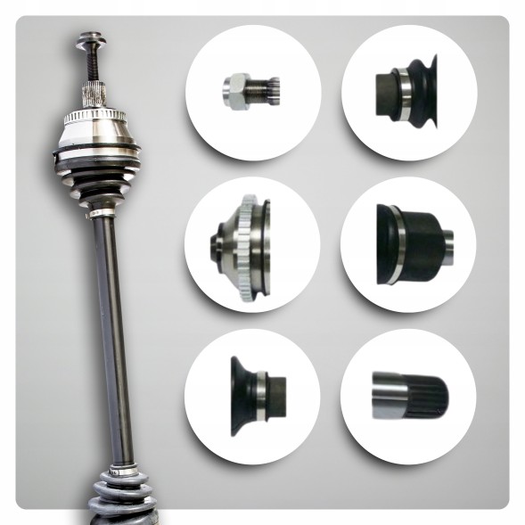 BRV  Half axle right audi a4 (8ec b7) 1.8 t 2.0 tfsi 3.0 4.2 rs4 s4 manual new