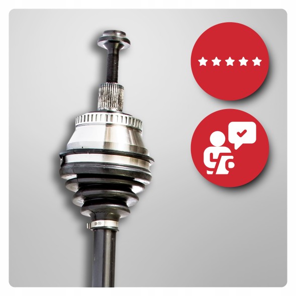 BRV  Half axle right audi a4 (8ec b7) 1.8 t 2.0 tfsi 3.0 4.2 rs4 s4 manual new