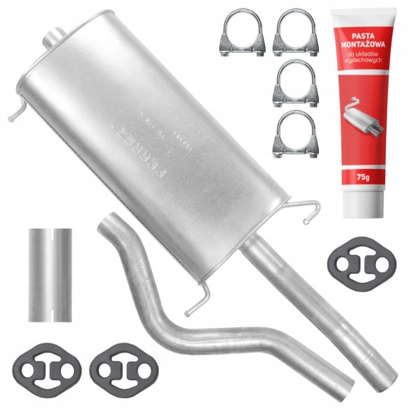 Ferroz  Center silencer mercedes vito 109 111 115 w639 2.2 cdi 2003-2014