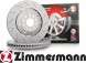 Zimmermann  2X zimmermann 100.3375.70 brake disc front for vw touareg (cr7) 400mm