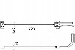 Behr Hella Service PRO/8MO 376 756-371 BRH Behr hella 95834706900 95834706920 oil cooler + collision assistant #34