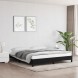Kale 346730 Vidaxl bed frame, black, 160 x 200 cm, fabric upholstered