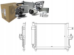 Nissens 94452 NIS/GIFT Air conditioning condenser hyundai accent ii 1.3/1.5/1 + driver assistant #31
