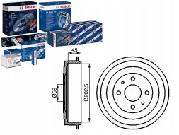 Bosch PRO/0 986 477 109 BOS Alfa romeo 145 146 fiat brava brav brake drums + collision assistant #34