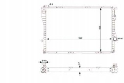 NRF 86233205 NRF Nrf bmw 55323 water cooler