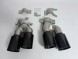 CHINA BMW G30 G31 KOŃCÓWKI WYDECHU RURY PODWÓJNE LAKIEROWANE CZARNY POŁYSK Bmw g30 g31 exhaust tips double pipe lacquered black gloss