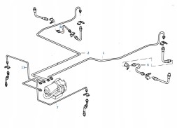 PHU DONOCIK Bmw e36 +abs/asc+t - copper rigid brake cables - full set