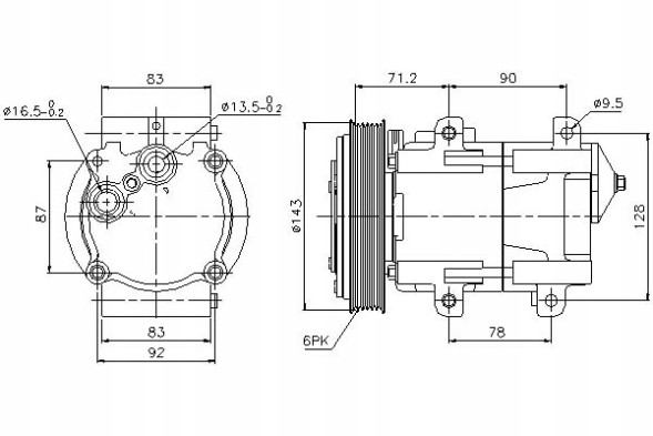 Nissens 86218098 NIS Nis89059 air conditioning compressor ford cougar, galax + driver assistant #33