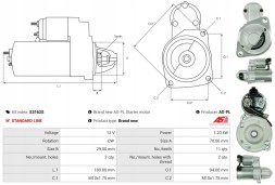 AS-PL S3162S Embera 2.4, nf 2.4, santa fe 2.4, santa fe 2.4 4x4, santa fe 2.4 ccvt, son