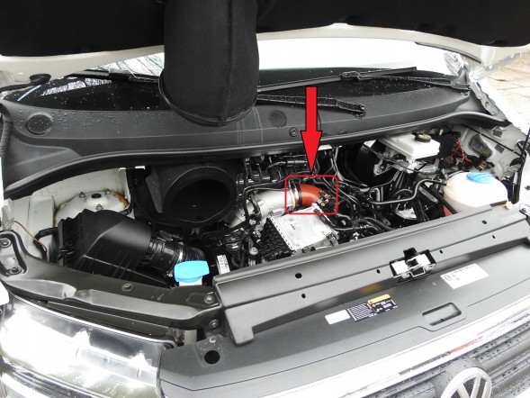 CHINA 03N145822E 65094116009 65094116028 2.0TDI 2.0 TDI 2.0D MAN TGE 177 KM 130 kW KOLANKO RURA PRZEWÓD TURBO INTERCOOLERA INTERKULERA DOLOT POWIETRZA Pipe hose intercooler turbine elbow interkuler man tge 2.0 tdi 03n145822e