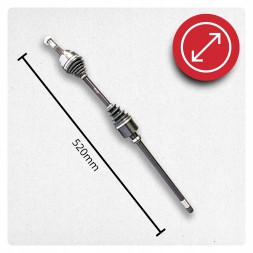 BRV  Half axle right peugeot boxer 3.0 hdi 145 160 175 new