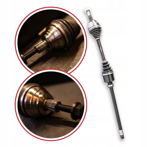 BRV  Half axle right peugeot boxer 3.0 hdi 145 160 175 new