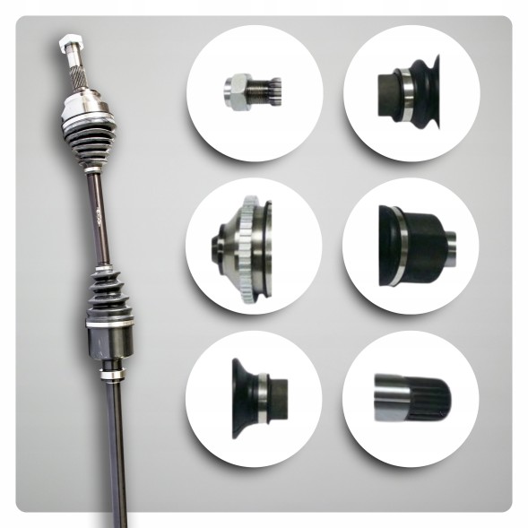 BRV  Half axle right peugeot boxer 3.0 hdi 145 160 175 new