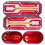 Web Truck  Multifunctional led rear lamps dynamic direction trailer universal 12v 24v