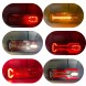 Web Truck  Multifunctional led rear lamps dynamic direction trailer universal 12v 24v