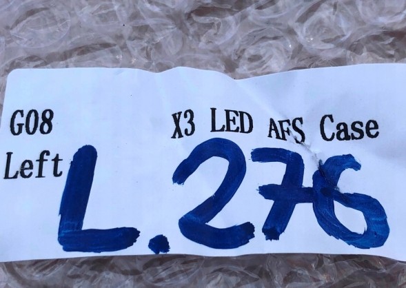 WOLLER L.169/276. Can headlight housing led lamp left front for bmw x3 g01 g08 beforelift