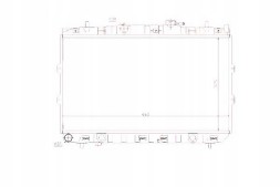 NRF  Radiator kia cerato 1,6-2,0 04- nrf + driver's essential #37