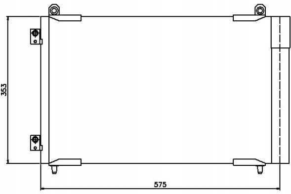 Nissens NIS94837(iMOTO) Air conditioning condenser peugeot 206 1.6d 05.04- ni + driver's essential #37