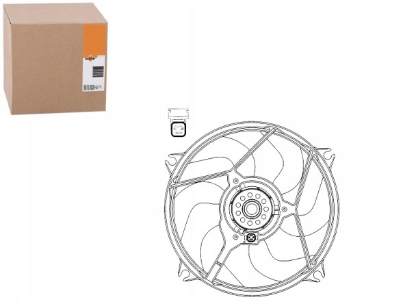NRF PRO/47069 NRF Citroen xsara picasso 99- nrf radiator fan + collision assistant #34