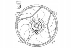 NRF PRO/47069 NRF Citroen xsara picasso 99- nrf radiator fan + collision assistant #34