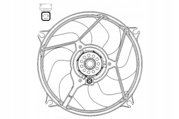 NRF PRO/47069 NRF Citroen xsara picasso 99- nrf radiator fan + collision assistant #34