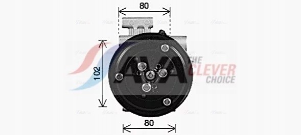 AVA Quality cooling MZAK300 Compressor mazda 3 1.6 09- mzak300 ava