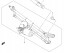 CHINA  Suzuki swift mk6 2005 - 2010 wiper mechanism new