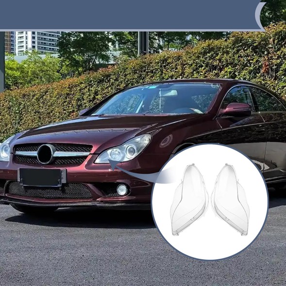 CHINA JKUIASJ89 Left+right lampshade glass lamps for mercedes w219 cls 2004-2011
