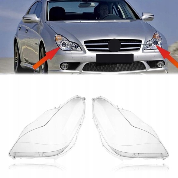 CHINA JKUIASJ89 Left+right lampshade glass lamps for mercedes w219 cls 2004-2011
