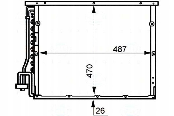 Behr Hella Service PRO/8FC 351 036-341 BRH Condenser air conditioning cooler [BEHR HELLA] + collision assistant #34