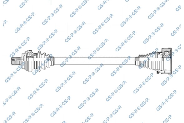 GSP 261293OL Gsp vw drive half axle