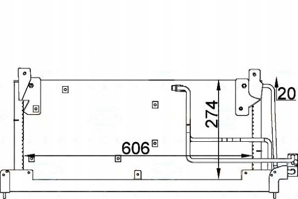 Behr Hella Service  Air conditioning condenser opel corsa b behr hella + collision assistant #34
