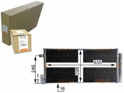 Behr Hella Service  Air conditioning condenser fiat bravo grande punto evo + collision assistant #34