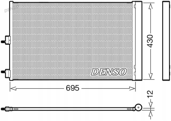 Denso DCN17061 Condenser air conditioning cooler dcn17061 denso