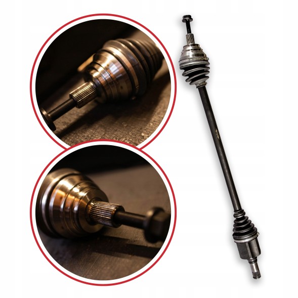 BRV B1312 Half axle right vw golf vii (5g) viii (cd) 2.0 gti 2.0 r 4motion vending machine new